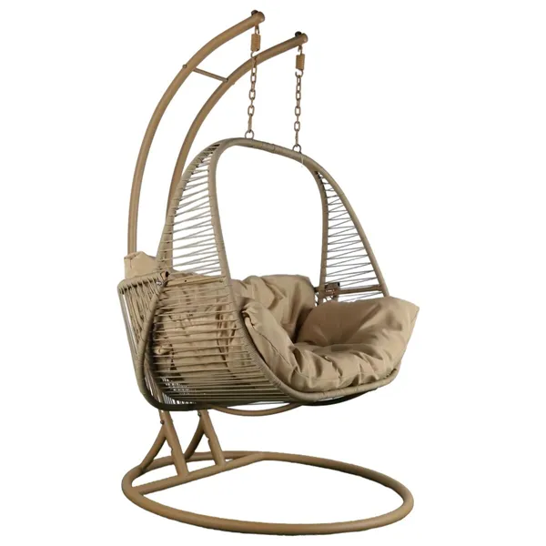Garden sofa Home ESPRIT Light brown 108 X 60 X 118 CM