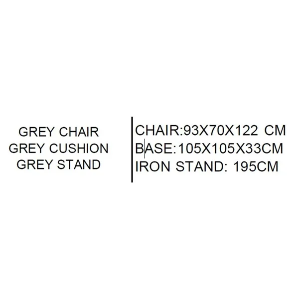 Garden sofa Home ESPRIT Cream Light grey 93 X 70 X 122 CM
