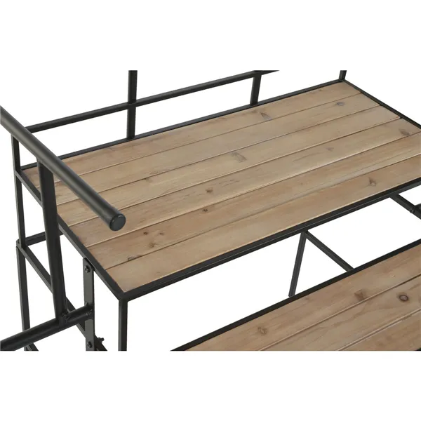 Counter Display Home ESPRIT Wood Metal 217 X 78 X 140 CM