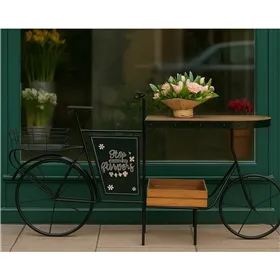 Counter Display Home ESPRIT Wood Metal 187 X 39 X 100 CM