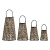Solar lamp Home ESPRIT Brown Black 24 x 24 x 44 cm (4)