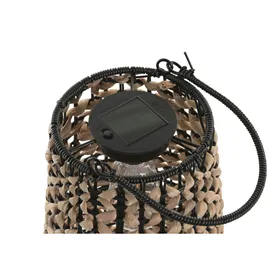 Solar lamp Home ESPRIT Brown Black 24 x 24 x 44 cm (4)
