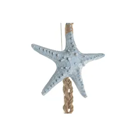 Hanging decoration Home ESPRIT Blue White Mediterranean (2 Units)
