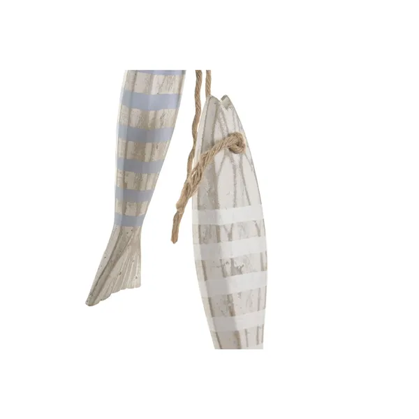 Hanging decoration Home ESPRIT Blue White Mediterranean (2 Units)
