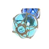 Decorative bauble Home ESPRIT Blue Natural