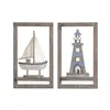 LED Picture Home ESPRIT MDF Wood 30 x 8 x 50 cm (2)