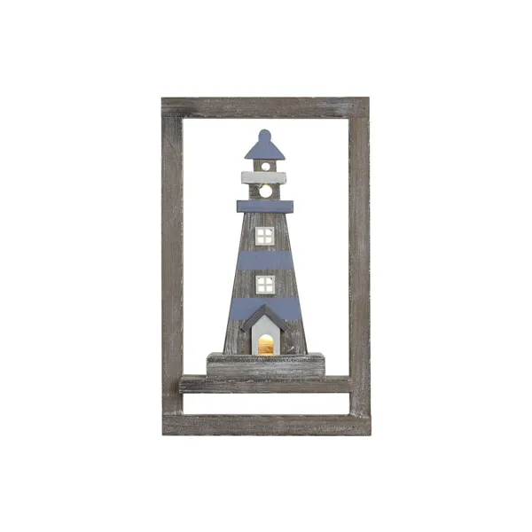 LED Picture Home ESPRIT MDF Wood 30 x 8 x 50 cm (2)