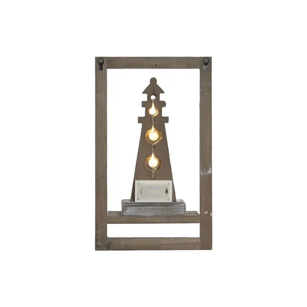 LED Picture Home ESPRIT MDF Wood 30 x 8 x 50 cm (2)