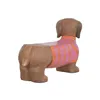 Decorative Figure Home ESPRIT Blue Orange Dog Mediterranean (2 Pieces) (2 Units)