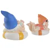 Decorative Figure Home ESPRIT Multicolour Mediterranean (2 Pieces) (2 Units)