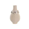 Vase Home ESPRIT Cream Ceramic Mediterranean 19 x 19 x 33 cm