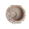 Vase Home ESPRIT Cream Ceramic Mediterranean 21 x 21 x 20 cm