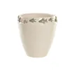Vase Home ESPRIT Green Cream Ceramic Mediterranean 25 X 25 X 25,5 CM