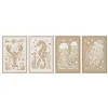 Painting Home ESPRIT Paper polystyrene 40 x 3 x 60 cm (4 Units)