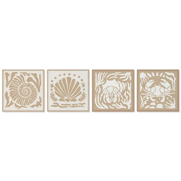 Painting Home ESPRIT Paper polystyrene 50 x 3 x 50 cm (4 Units)