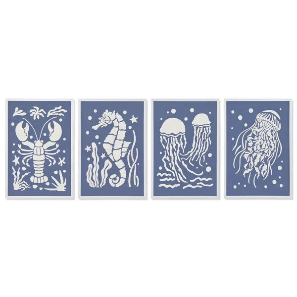 Painting Home ESPRIT Paper polystyrene 40 x 3 x 60 cm (4 Units)