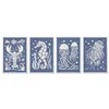 Painting Home ESPRIT Paper polystyrene 40 x 3 x 60 cm (4 Units)