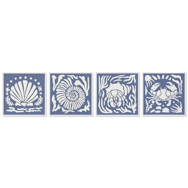 Painting Home ESPRIT Paper polystyrene 50 x 3 x 50 cm (4 Units)