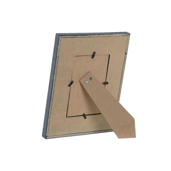 Photo frame Home ESPRIT White Navy Blue MDF Wood Sailor Navy (4 Units)
