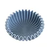 Centerpiece Home ESPRIT Turquoise Navy Blue Resin 20 X 20 X 6,5 cm (2 Units)