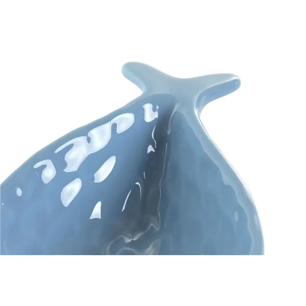 Centerpiece Home ESPRIT Blue Turquoise Stoneware 24 x 13 x 5,5 cm (2 Units)