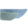 Centerpiece Home ESPRIT Blue Turquoise Stoneware 24 x 13 x 5,5 cm (2 Units)