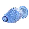 Vase Home ESPRIT Blue Turquoise Crystal Mediterranean 10 X 7 X 26,3 CM (2 Units)