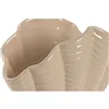 Vase Home ESPRIT Beige Stoneware Shell Mediterranean 25 X 14,5 X 17,5 CM