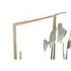 Wall Decoration Home ESPRIT Blue Golden Metal Mediterranean 90 X 3,8 X 80,5 CM (3 Pieces)