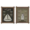 Painting Home ESPRIT Crystal Rope Pinewood 34 x 4 x 46 cm (2 Units)