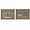 Painting Home ESPRIT Crystal Rope Pinewood 59 x 4 x 45 cm (2 Units)