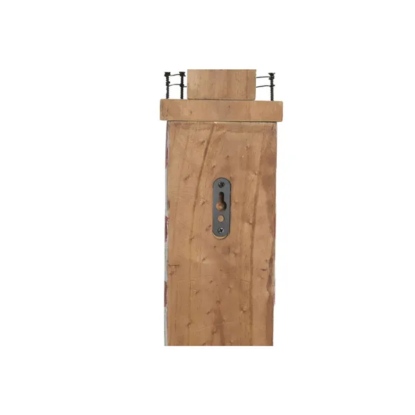 Wall mounted coat hanger Home ESPRIT Blue Red Recycled Wood 12 X 10 X 75 CM (2 Units)