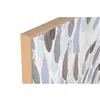 Canvas Home ESPRIT Blue White Spirals 82,5 X 3 X 102,5 CM (2 Units)
