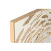Canvas Home ESPRIT White Golden Spirals Mediterranean 82,5 X 3 X 102,5 CM (2 Units)