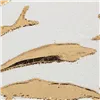 Canvas Home ESPRIT White Golden Spirals Mediterranean 82,5 X 3 X 102,5 CM (2 Units)