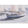 Canvas Home ESPRIT Blue Yachts Mediterranean 100 x 2,5 x 70 cm (2 Units)