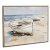 Canvas Home ESPRIT White Beige Ship Mediterranean With relief 80 x 2,5 x 60 cm (2 Units)