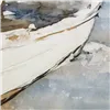 Canvas Home ESPRIT White Beige Ship Mediterranean With relief 80 x 2,5 x 60 cm (2 Units)