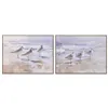 Canvas Home ESPRIT Beach Mediterranean With relief 80 x 2,5 x 60 cm (2 Units)