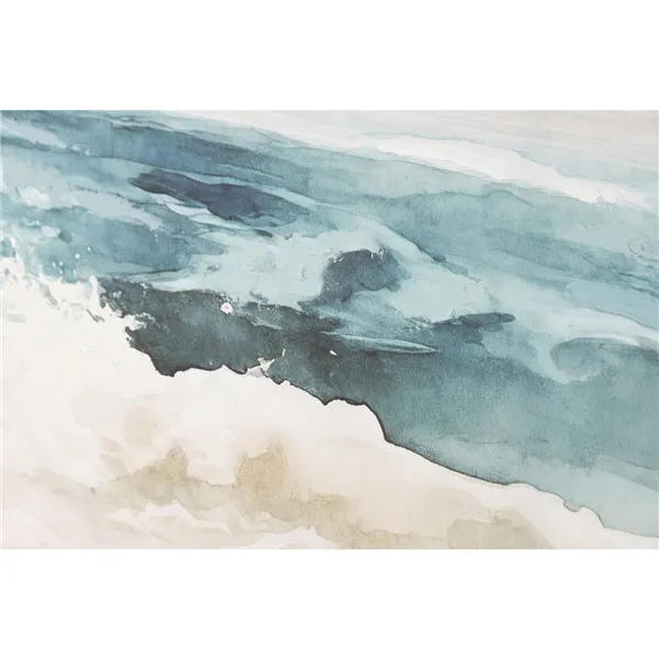 Canvas Home ESPRIT Beach Mediterranean With relief 120 x 2,5 x 80 cm (2 Units)