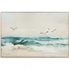 Canvas Home ESPRIT Beach Mediterranean With relief 120 x 2,5 x 80 cm (2 Units)