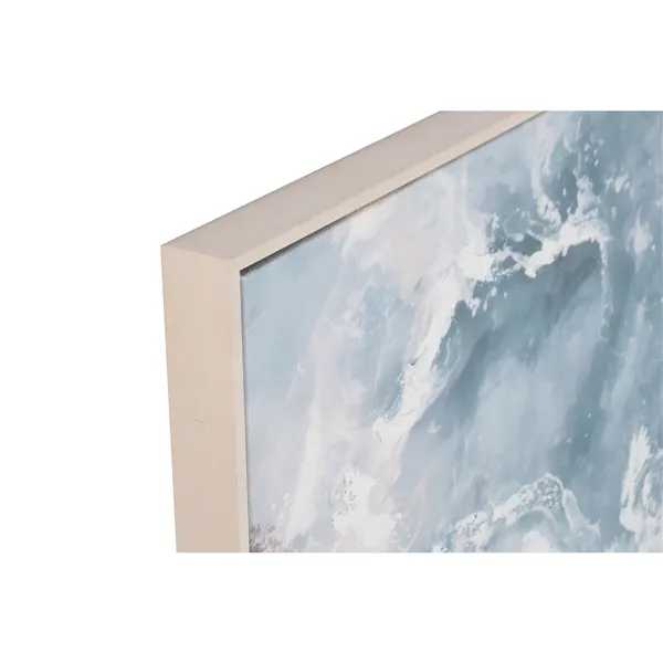 Canvas Home ESPRIT Blue Beach Mediterranean With relief 90 X 3,2 X 120 CM (2 Units)