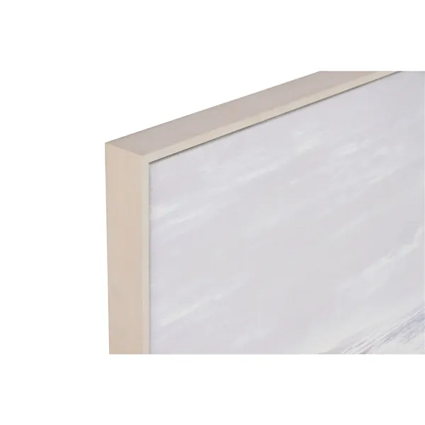 Canvas Home ESPRIT Blue Turquoise Sea and ocean With relief 90 x 2,5 x 120 cm (2 Units)
