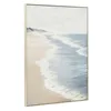 Canvas Home ESPRIT Blue Turquoise Sea and ocean With relief 90 x 2,5 x 120 cm (2 Units)