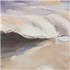 Canvas Home ESPRIT Beach Mediterranean With relief Snail 50 x 2,5 x 50 cm (4 Units)