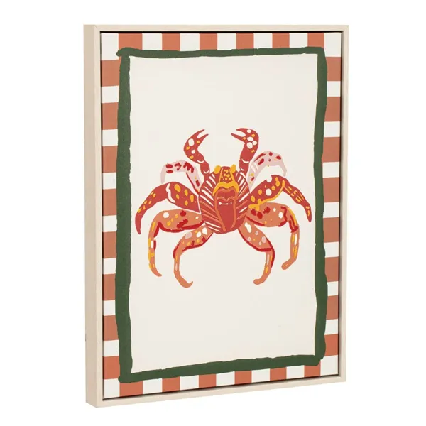 Canvas Home ESPRIT Golden Modern Mediterranean 30 x 2,5 x 40 cm (4 Units)