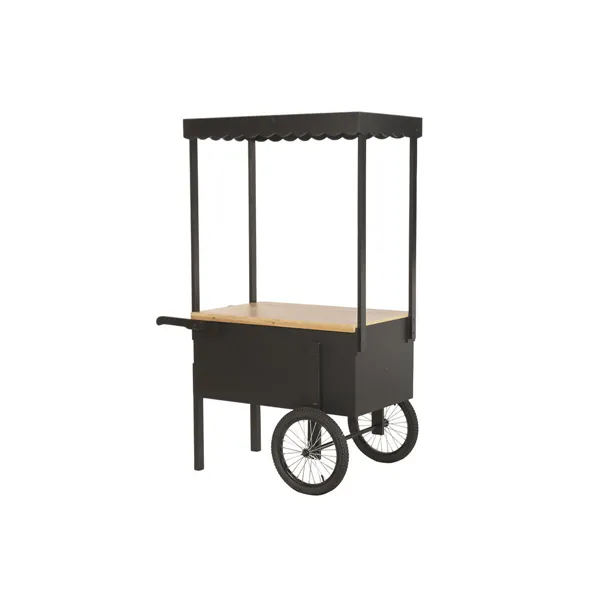 Counter Display Home ESPRIT Metal MDF Wood 115 X 58 X 170 CM