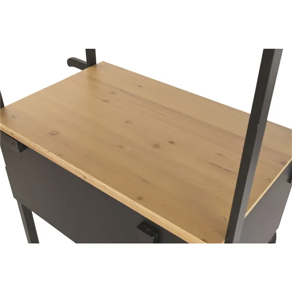 Counter Display Home ESPRIT Metal MDF Wood 115 X 58 X 170 CM