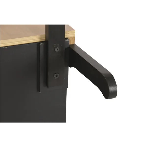 Counter Display Home ESPRIT Metal MDF Wood 115 X 58 X 170 CM
