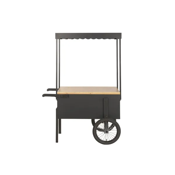 Counter Display Home ESPRIT Metal MDF Wood 115 X 58 X 170 CM